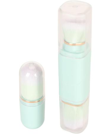 Makeup Brush Set Soft Synthetic Bristles 360 Degree Swivel Handle: Blue Extendable Powder Brush for Home Use - Buy Online on GoSupps.com