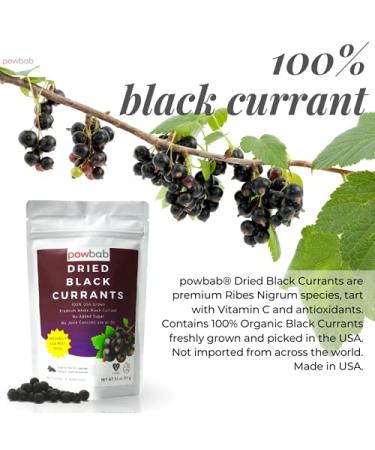 USA Grown Unsweetened Dried Black Currants - Perfect for Baking - 3.5 oz - Buy Online on GoSupps.com