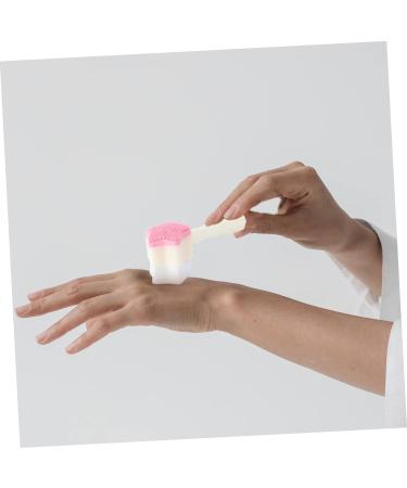 OHPHCALL Travel Facial Cleanser Brush Gentle Facial Cleansing Brush Cleaning Scrubber Silicone Facial Wash Brush Facial for Men Skin Massager Brush Face Wash Brush Scrub Brush Man Handheld 13x5cm - Buy Online on GoSupps.com