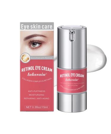 Retinol Eye Retinol Eye Cream for Dark Circles and Puffiness Anti Aging Eye Cream with Collagen and Hyaluronic Acid Smoothes Fine Lines Firms and Lifts Eye Skin Deeply Moisturizing