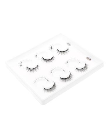 FRCOLOR Lashes Kit 6 Pairs Three-dimensional false eyelashes faux lashes cat eyes lashes Beauty Eyelashes Girl Makeup Eyelashes thick eyelashes Girl Cosmetics False Lashes natural fiber