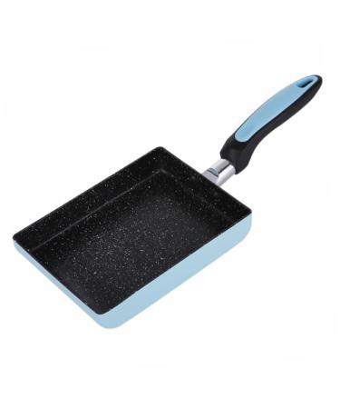 Milisten 3 Pcs Frying Pan Baking Pans Griddle Pan Flat Skillet Egg Skillet Pancake Skillet Spanish Tortilla Pan Non Stick Omelette Pan Nonstick Egg Pan Nonstick Skillet Square Smokeless Pot 34X13CMx3pcs Random Colorx3pcs