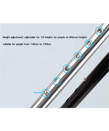 GagalU Crutches 2 Pcs Forearm Crutches Designed for Disabled People Walker Comfortable Safe Crutch Lightweight Aluminum Alloy - Adjustable Height Lightweight Walking Aid - Buy Online on GoSupps.com