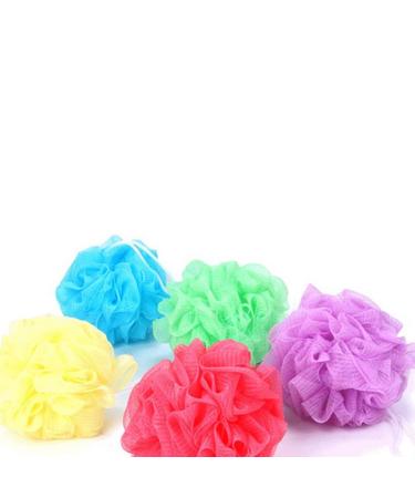 Lurrose 8pcs Mesh Pouf Shower Balls | Bath Sponge Loofah Set for Home Bathing - Buy Online on GoSupps.com