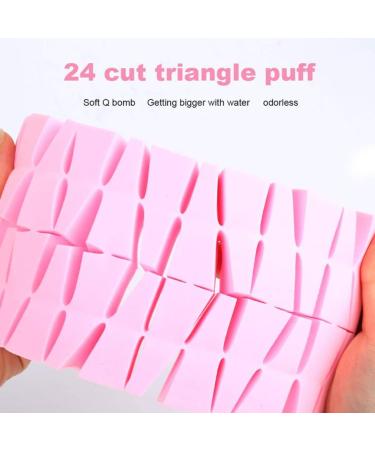 48 Make-Up Sponges Small Wedge-Shaped Smooth Application Beauty Sponge Latex-Free for Liquid Foundations Halloween Costume Festival Make-Up. - Buy Online on GoSupps.com