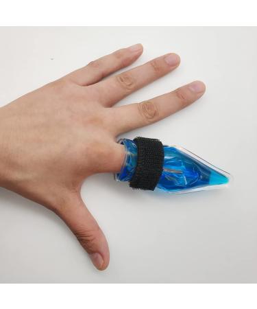 HI FINE CARE Finger Hot and Cold Gel Packs (4 Pack) - Pain Relief for Trigger Finger, Arthritis, Tendonitis, and Joint Fractures - Cryotherapy Therapy Sleeves in Teal - Buy Online on GoSupps.com