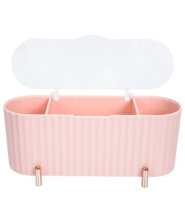 Zerodeko box cosmetic storage box cotton swab holder holder for nail pads cosmetics organizer for the desk container with lid jewelry box cotton pad lady pp