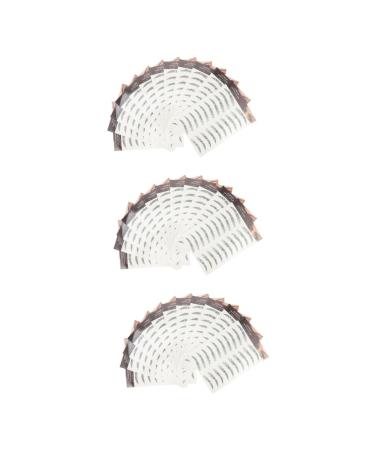 FOMIYES 36 Pcs Eyebrow Stickers Make up Kit Imitation Eyebrow -like Eyebrows Stickers 6d Post Pretty 1 count (Pack of 1) Blackx3pcs