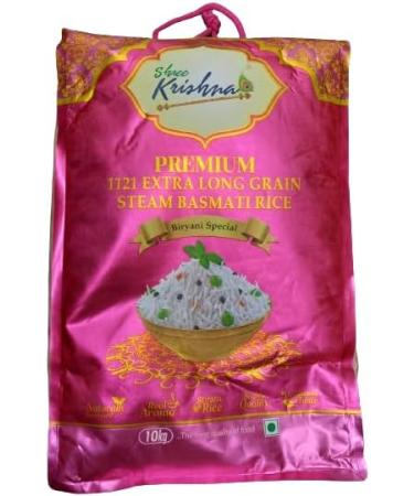 Seelans |Shree Krishna Extra Long Grain| 5KG | Authentic & Nutritive | High Fibre & Protein | Great Taste and Aroma | Long Grain Basmati Rice for Biryani | Gluten Friendly | Indian Origin - Buy Online on GoSupps.com