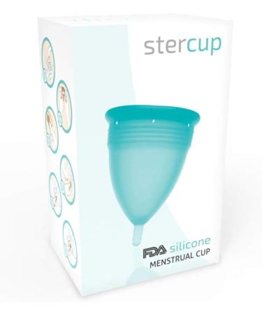 STERCUP COPA Menstrual Cup - Silicone Size S in Aquamarine | Eco-Friendly & Comfortable Period Solution - Buy Online on GoSupps.com