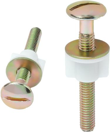 2Pcs Toilet Seat Screws  Steel Toilet Seat Hinge Bolts and Nuts  Heavy Duty Toilet Seat Fastener with Plastic Nuts and Metal Washers  Toilet Hardware Replacement for Top Mount Toilet Seat Hinges - Buy Online on GoSupps.com