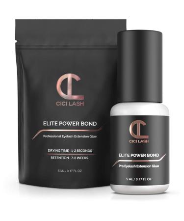 Elite Power Eyelash Extension Glue - 8 Week Retention Fast Drying Latex Free 5ml - Perfect for Professionals - Buy Online on GoSupps.com