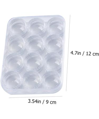 Ipetboom 3 Sets Nail Storage Nail Bead Organizer Small Clear Container Nail Decorations for Nail Art Nail Art Tools Rhinestone Trim Earrings Organizer Nail Beads Manicure Tools Jewelry Pvc - Buy Online on GoSupps.com