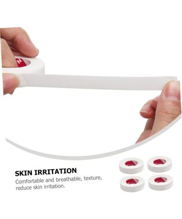 POPETPOP 6rolls Eyelash Tape Eyelashes Grafting Tape Lash Extensions Tape Lash Extension Tapes Fabric Tape False Under Eye Tapes Polyolefin Film Elasticity White Extension Band 5x1.2cm White - Buy Online on GoSupps.com