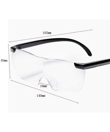Screen Magnifier HD Portable Headset Magnifier Glasses Type Magnifier 1.8 Times Magnifier with LED Light - Buy Online on GoSupps.com