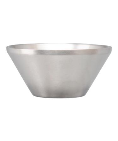 Generic shaving soap peel made of stainless steel shaving foam shell luxurious smooth durable hairdresser rasi cup shaving soap peel for thorough shave