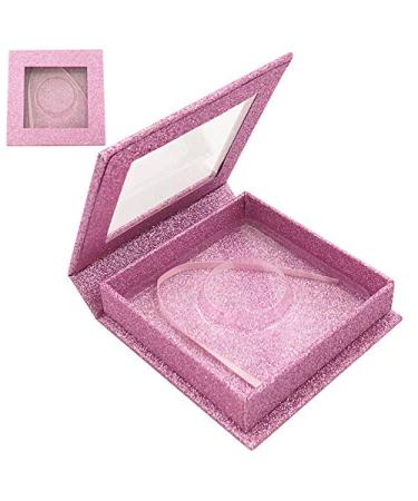 HBZGTLAD 10pcs Fake Eyelashes Packaging Box Fake 3D Mink Eyelashes Box Artificial Ribbon Box Empty J