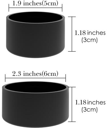 Linkidea Shaving Gel Holder - Silicone Rubber Shaving Foam Stand Compatible with Most Gels (M+L 2 Pack) - Rust Resistant & Durable - Buy Online on GoSupps.com