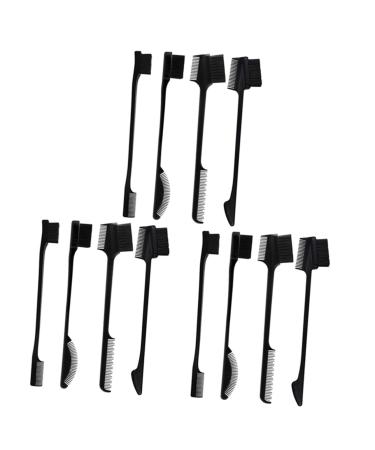 POPETPOP 12 Pcs Eyebrow Brush Set Comb Makeup Grooming Tool Hairline Eyebrow Brush Hairline Styling Brush Eyebrow Mascara Brow Lash Shaper Lash Brush Liner Brush Miss Eyelash Abs