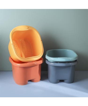 MASONK Home Plastic Bucket Foot Bath Bucket Bathroom Foot Tub Wash Basin Laundry Buckets Portable (Color : A Size (D Lofty Ambition B As the picture shows - Buy Online on GoSupps.com