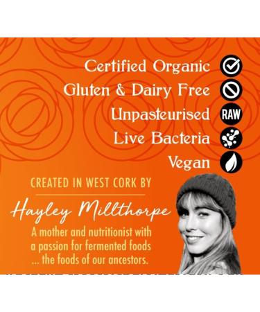 The Cultured Food Company Organic Carrot & Fennel Sauerkraut Juice 2 x 500ml Bottle Sweet & Sour Elixir - Raw Unpasteurised & Enzyme-Rich Orange Orange 500 ml (Pack of 2) - Buy Online on GoSupps.com