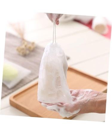CRILSTYLEO 100 Pcs Soap Bag Foam Net Handmade Soap Mesh Body Bar Soap Foaming Nets Soap Net Holder White Pe - Buy Online on GoSupps.com