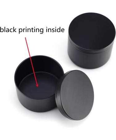 24 Pieces 4 Oz Black Candle Tins - Candle Jars with Lids for Making Candles, Arts & Crafts, Storage, and Gifts - Buy Online on GoSupps.com