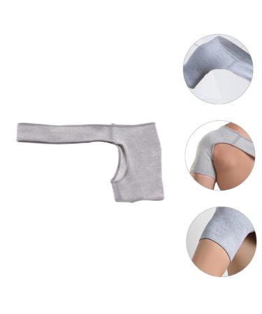 HAPINARY Rotator Cuff Support Shoulder Brace | Sports Shoulder Pads for Tendonitis | Heating Pad Shoulder Sling | Light Grey Elastic Fibers | 48.00X24.00X15.50CM - Buy Online on GoSupps.com