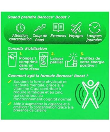 Berocca Boost Effervescent Tablets - Pack of 2 Boxes of 20 Tablets - Buy Online on GoSupps.com