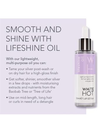 Shop White Hot Styling Life Shine Oil 50ml - Luxurious Hair Shine & Smoothness | International Shipping Available - Buy Online on GoSupps.com