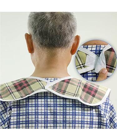 Washable Reusable Adult Bib for Eating for Elderly Seniors and Disabled Extra Long Clothing Protector with Crumb Catcher A L - Buy Online on GoSupps.com