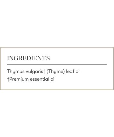 Young Living Thyme Essential Oil 15ml - Aromatic Diffuser | Bold Herbal Aroma for Relaxation & Wellness | Purifying & Cleansing Benefits - Buy Online on GoSupps.com