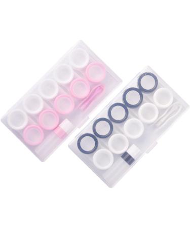 Buy Healvian 4 Sets Storage Box for Colored Contact Lenses - Portable Contact Lens Case & Tweezers - International Shipping Available - Buy Online on GoSupps.com