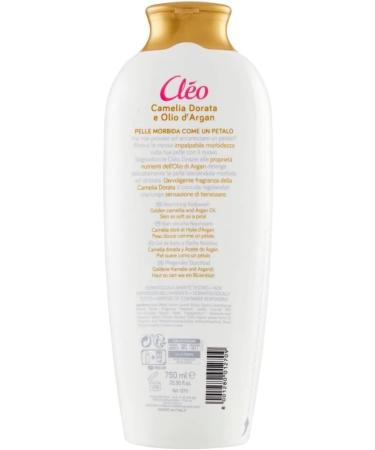 Straw 3x Paglieri Cleo Bath Foam Nourishing Golden Camellia and Argan Oil Gouden Camelia en Arganolie 750 ml - Buy Online on GoSupps.com