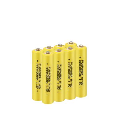 NiCD AAA Battery 1.2V 400mAh Triple A Rechargeable Batteries for Outdoor Solar Lights Garden Lamp Pathway Lights (8 Count (Pack of 1))