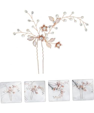 HONMEET Bridal Hair 1pc Handmade Hairpin Wedding Headpiece for Bride Hanfu Hair Accessories Wedding Hair Clip Metal Hair Clips Bowknot Hair Bride Hair Clips Fashionable Headdress Pearl - Buy Online on GoSupps.com