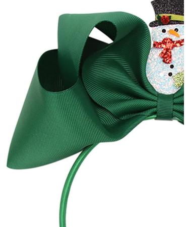 hgnxa Elk Hair Bands s Big Headband Snowman Headbands Christmas Party Decoration Supplies Holiday Hair Styling s Green - Buy Online on GoSupps.com