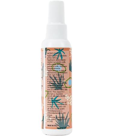 Bio solar spray spf50 only with physical filters no nano particles organic with helichrysum and aloe extracts hemp oil and vitamin E 100ml - Buy Online on GoSupps.com