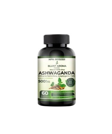Ashwagandha Extract Capsule - Great Strength Blended Ginger Root Turmeric Curcumin Alkanet Root and Black Pepper - 60 Capsules - 2 Month Supply