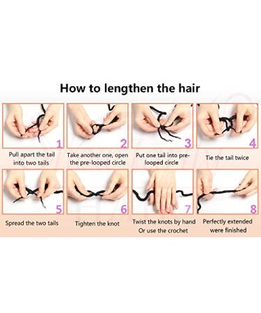 Showjarlly 7 Packs New Faux Locs Crochet Hair - Pre Looped Soft Locs Braiding Hair for Black Women - 1B# 18 Inches - Buy Online on GoSupps.com