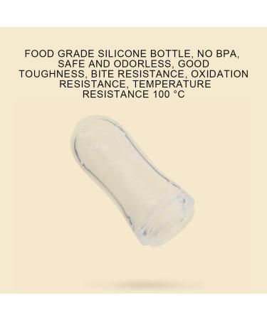Baby Feeding Spoon - Silicone Squeeze Spoon for Rice Cereal Fruits & Purees | Portable 90ml Feeder for Infants & Toddlers (Yellow) - Buy Online on GoSupps.com