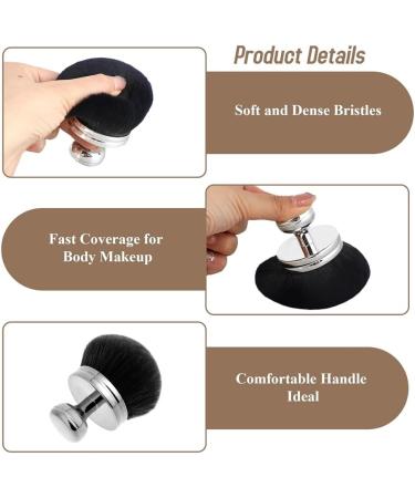 Knnuey Makeup Brush for Bronze Blend Self Tan Back Applicator Provides Unblemished Application Without Streaking Brush Silver - Buy Online on GoSupps.com