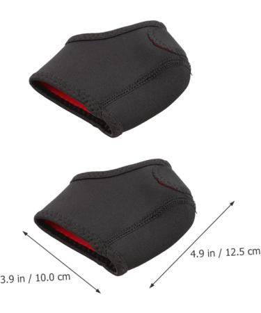 FOMIYES Heel Protectors for Men & Women - 2 Pairs Warm Cloth Heel Covers for Comfort & Protection - Buy Online on GoSupps.com