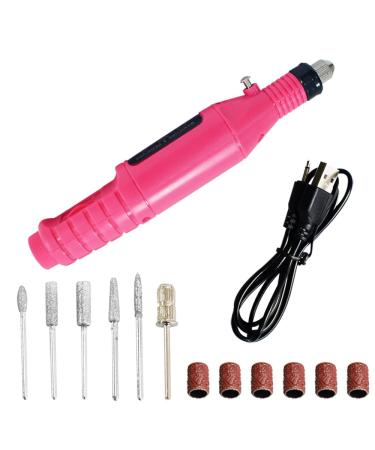 Pirhosigma Electric Nail Drills Nail File KitManicure Pedicure PolishingFilerPortablefor Acrylic Nails
