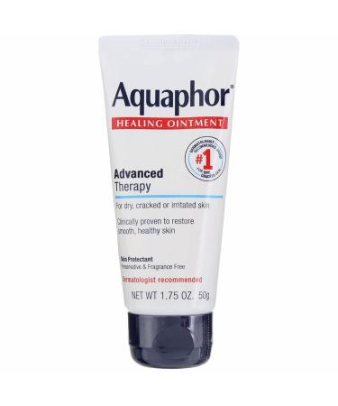 Aquaphor Healing Skin Ointment Advanced Therapy 1.75 oz (Pack of 2) - Moisturizing Ointment for Dry and Cracked Skin - Buy Online on GoSupps.com