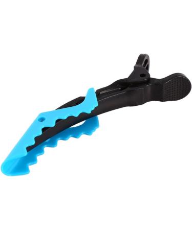 Hairdressing Clip For Women Plastic Clamp Hair Styling Non Slip Clips Grip Accessory (10 pcs-Blue) - Buy Online on GoSupps.com