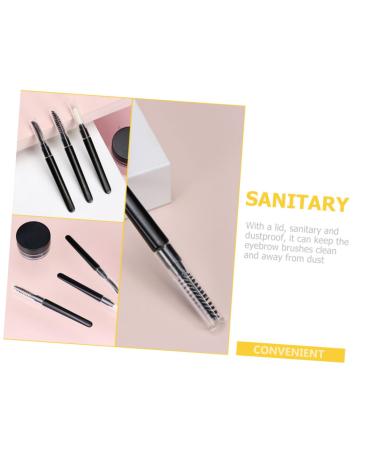 100 Pcs Eyelash Comb Set with Lids - Ideal Eyebrow Shaping & Lash Brushes for Women | Perfect Hair Line Combs - Buy Online on GoSupps.com