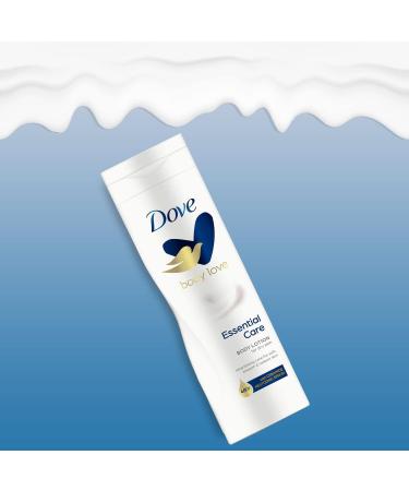 Dove Essential Nourishment Body Lotion 400ml - Pack of 3 | Hydrating Moisturizer for All Skin Types - International Shipping Available - Buy Online on GoSupps.com