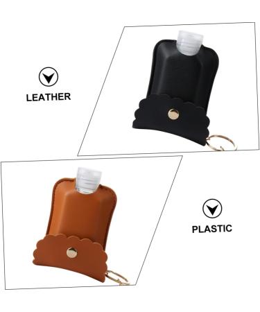 Didiseaon 4 Hand Wash Bottle with Keychain Key Fob Mini Hand Hand Lotion Squeezable Lotion Keychain Travel Container Travel Liquid Container Protective Bottle Cover - Buy Online on GoSupps.com