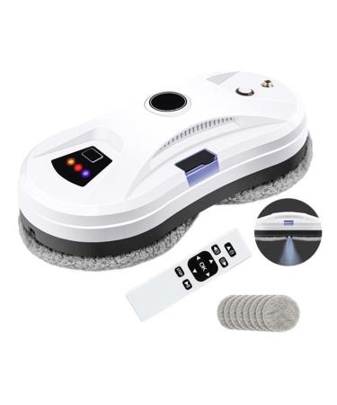 Window Cleaner Robot 5600PA Strong Suction Automatic Water Spray Robot Window Cleaning Tool Double Suction Cup Suction Ups Power Protection Wireless Remote Control Command Suitable For Indoor An